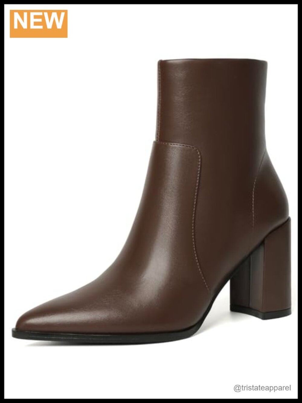 Women's Block Heel Ankle Booties Round Toe suede Side Zipper